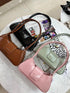 Women Simple Patent Underarm Hangbag